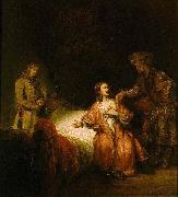 REMBRANDT Harmenszoon van Rijn Joseph Accused by Potiphar's Wife. oil painting